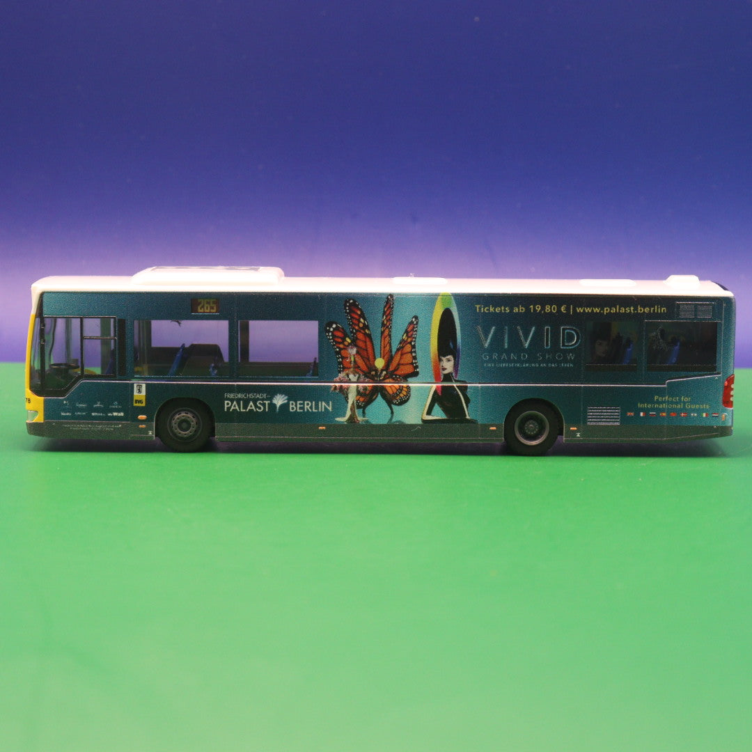 Mercedes Benz O530 Citaro Facelift E4 - BVG Berlin - Friedrichstadtpalast - Linie 265 Fischerinsel > 147 S+U Hbf - LIMITIERTE AUFLAGE 150 Stück - Modellbus Rietze 66899