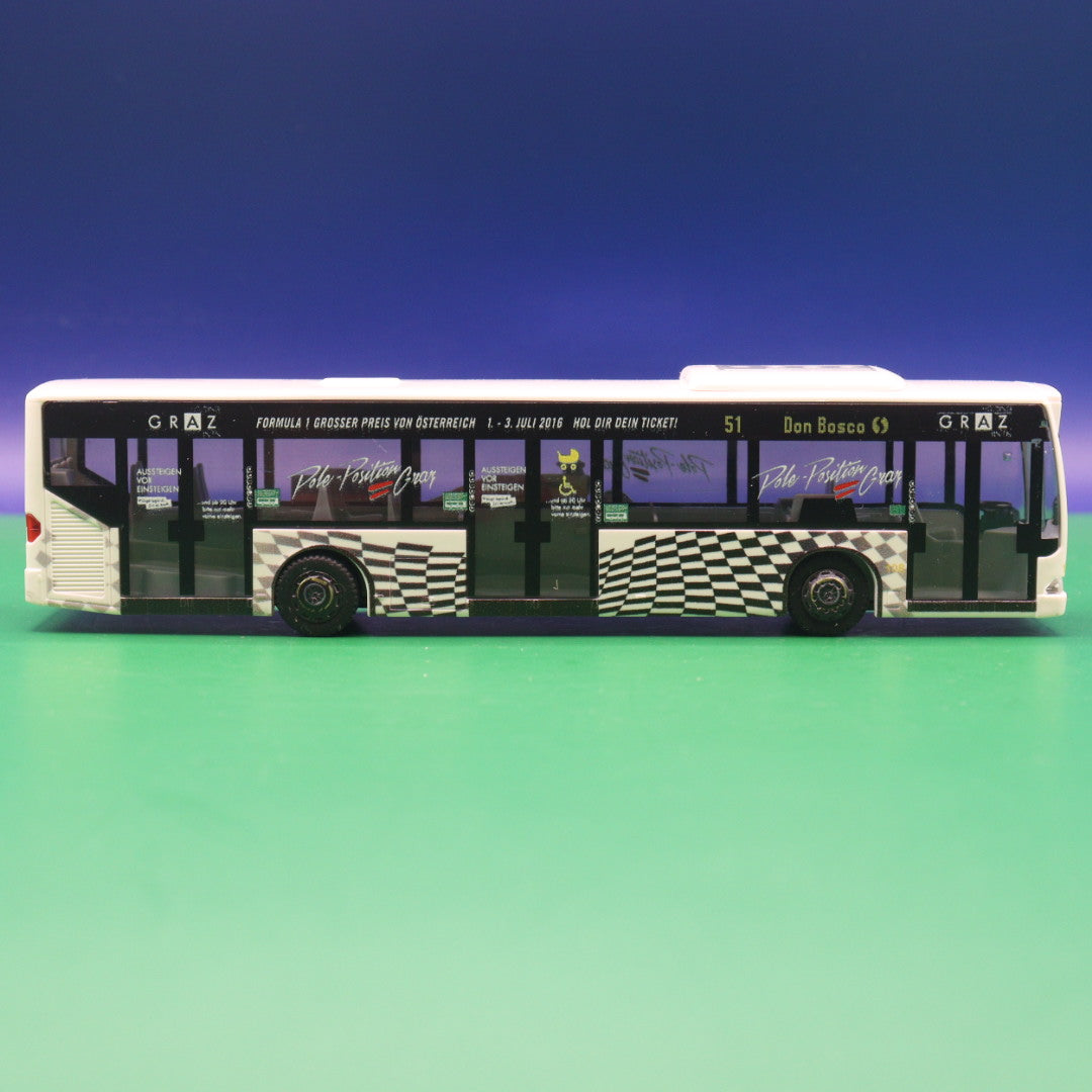 Mercedes Benz O530 Citaro - Graz Verkehr - Formel 1 - RedBull - Pole Position - Modellbus Rietze 66998