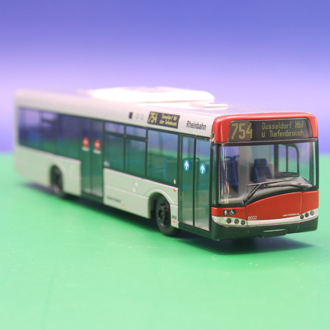 Solaris Urbino 12 - Rheinbahn Düsseldorf - Linie 754 Düsseldorf Hbf über Tiefenbroich - Modellbus Rietze
