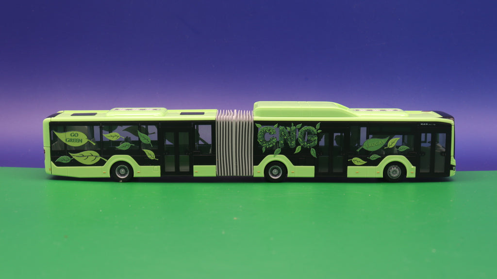 MAN Lions City 18 G - CNG Vorführdesign - Modellbus Rietze 75801
