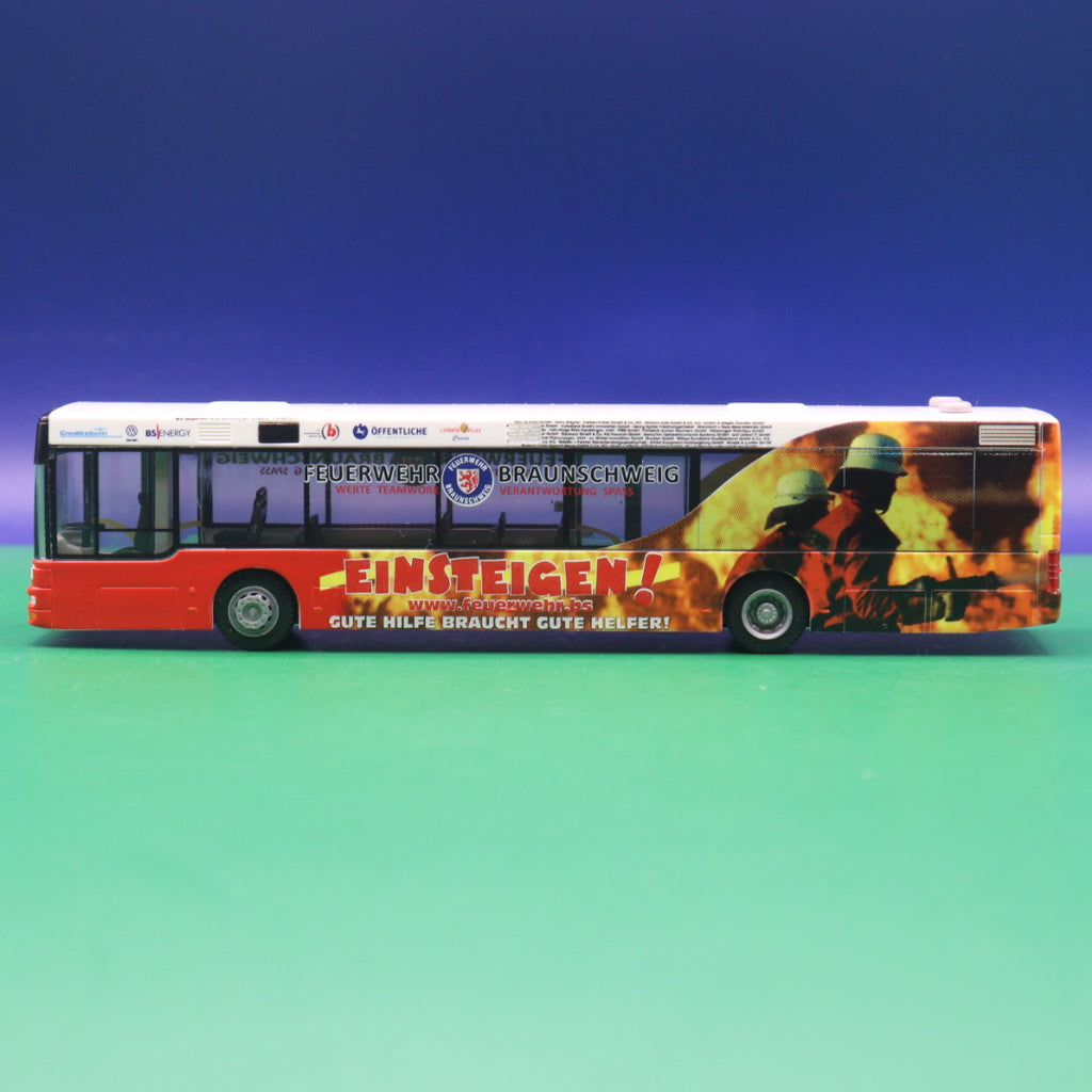 MAN NL 202 - Feuerwehr Braunschweig - Modellbus Rietze
