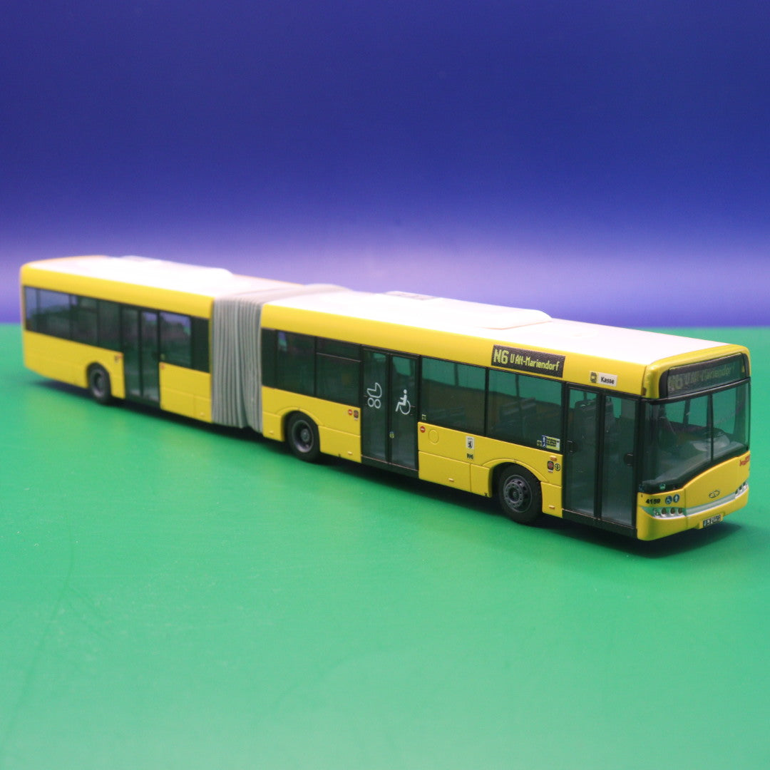Solaris Urbino 18 - BVG Berlin - Linie N6 U Alt Mariendorf - LIMITIERTE AUFLAGE 100 Stück - Modellbus Rietze 66866-3