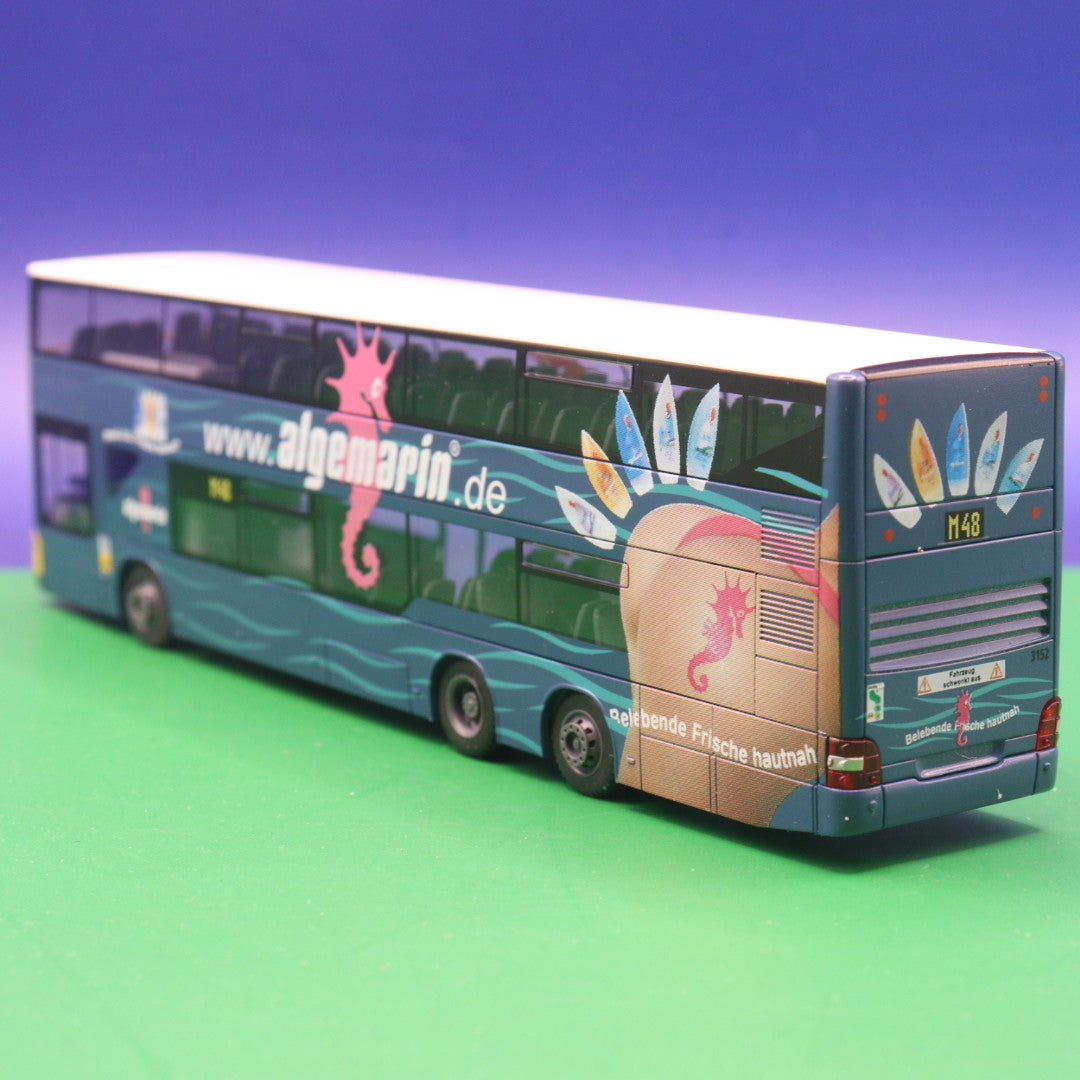 MAN Lions City A 39 DL 07 - BVG Berlin - Algemarin - Belebende Fische hautnah - Modellbus Rietze 67319