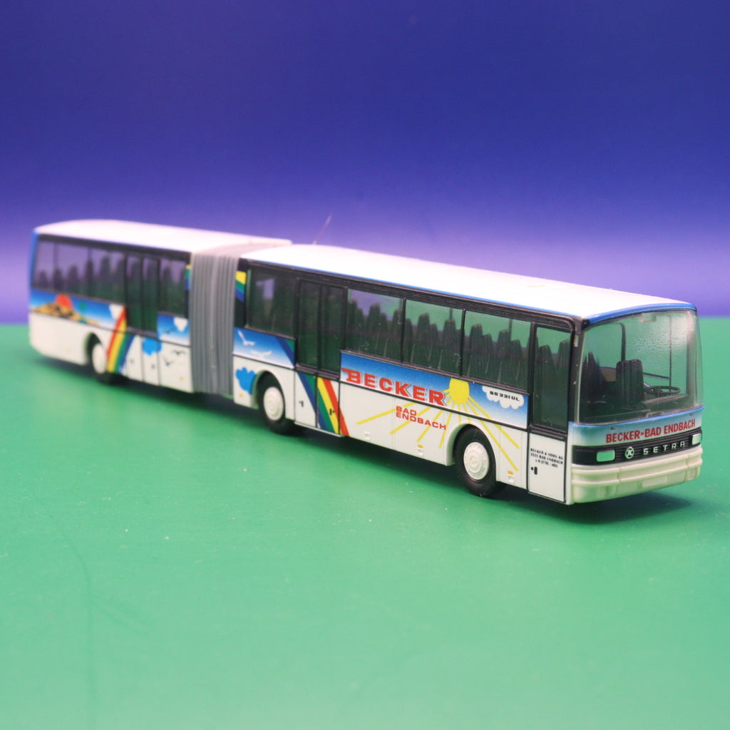 Setra S 221 UL - Becker Bad Endbach - Gebraucht, Ohne OVP - Modellbus Herpa