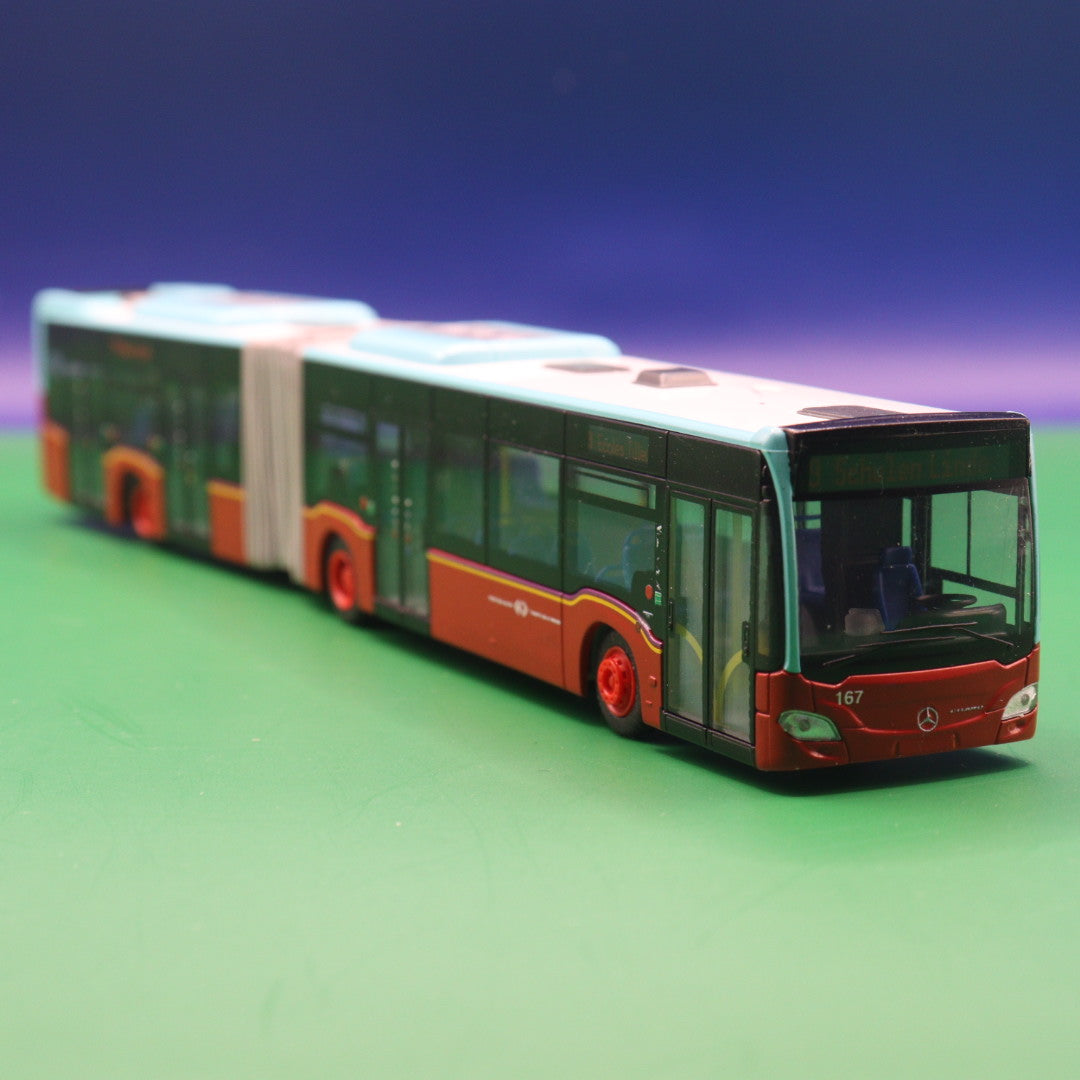 Mercedes Benz Citaro C2 - Linie 9 Schulen Linde - Modellbus Rietze (Ohne OVP / Zurüstteile)