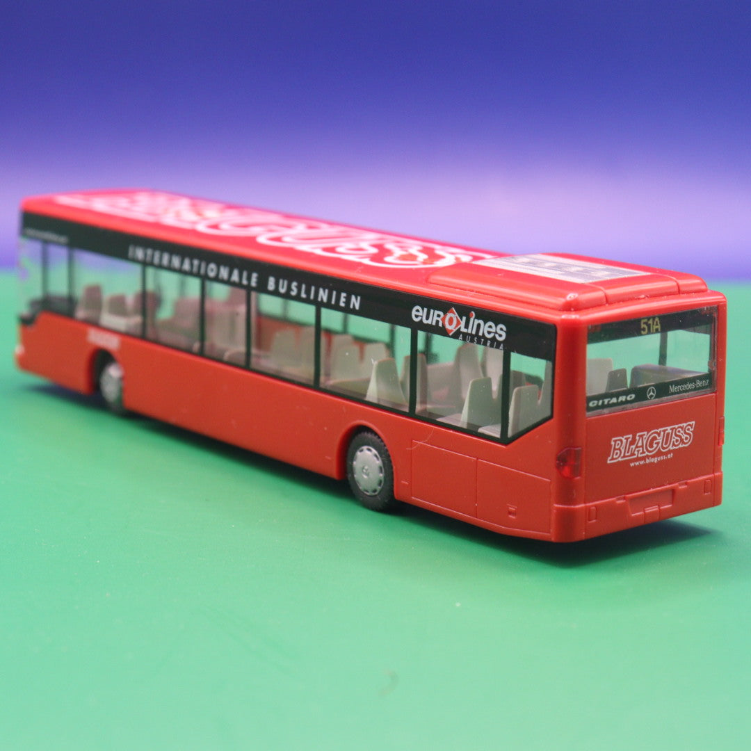 Mercedes Benz O530 Citaro - Euro Lines Austria - Blaguss - Ohne OVP und Zurüstteile - Modellbus Rietze