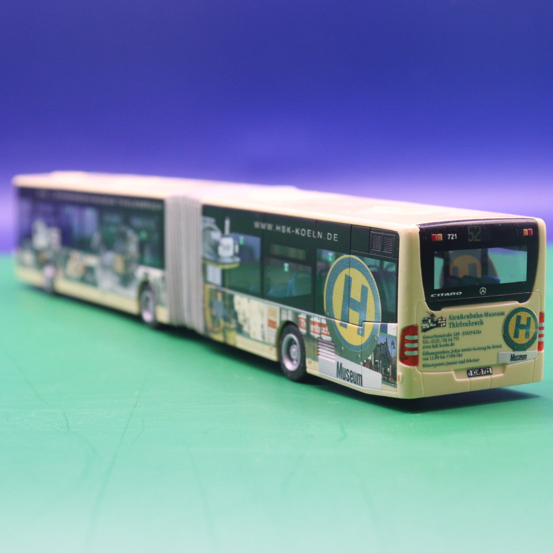 Mercedes Benz Citaro C2 G - KVB Köln - KVB Straßenbahn Museum Thielenbruch - Modellbus Rietze