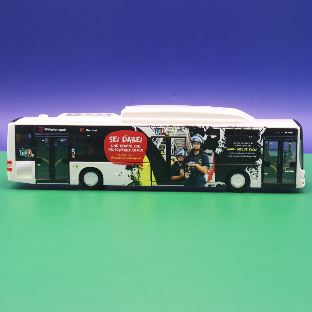 MAN Lions City - WNSKS - Feuerwehr Wiener Neustadt - Linie 6 FH Flugfeld Zentrum - Österreich (AT) - Modellbus Rietze 73936