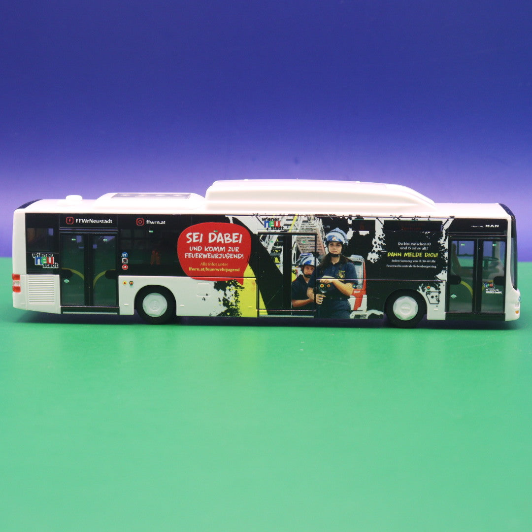 MAN Lions City - WNSKS - Feuerwehr Wiener Neustadt - Linie 6 FH Flugfeld Zentrum - Österreich (AT) - Modellbus Rietze 73936