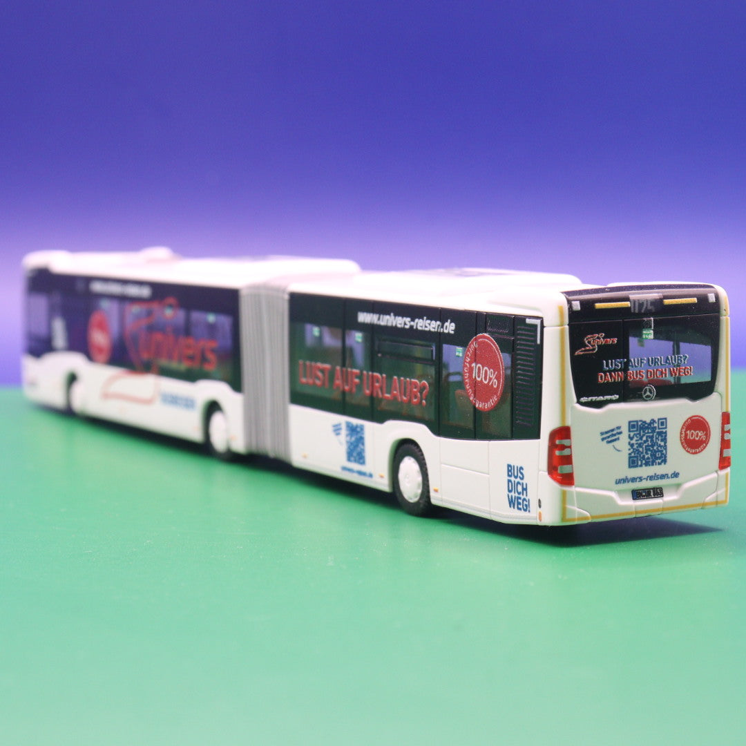 Mercedes Benz Citaro C2 G - Univers Reisen - Bonn - Linie U75 Neuss Hbf (im Auftrag der Rheinbahn) -  Modellbus Rietze 63911-2
