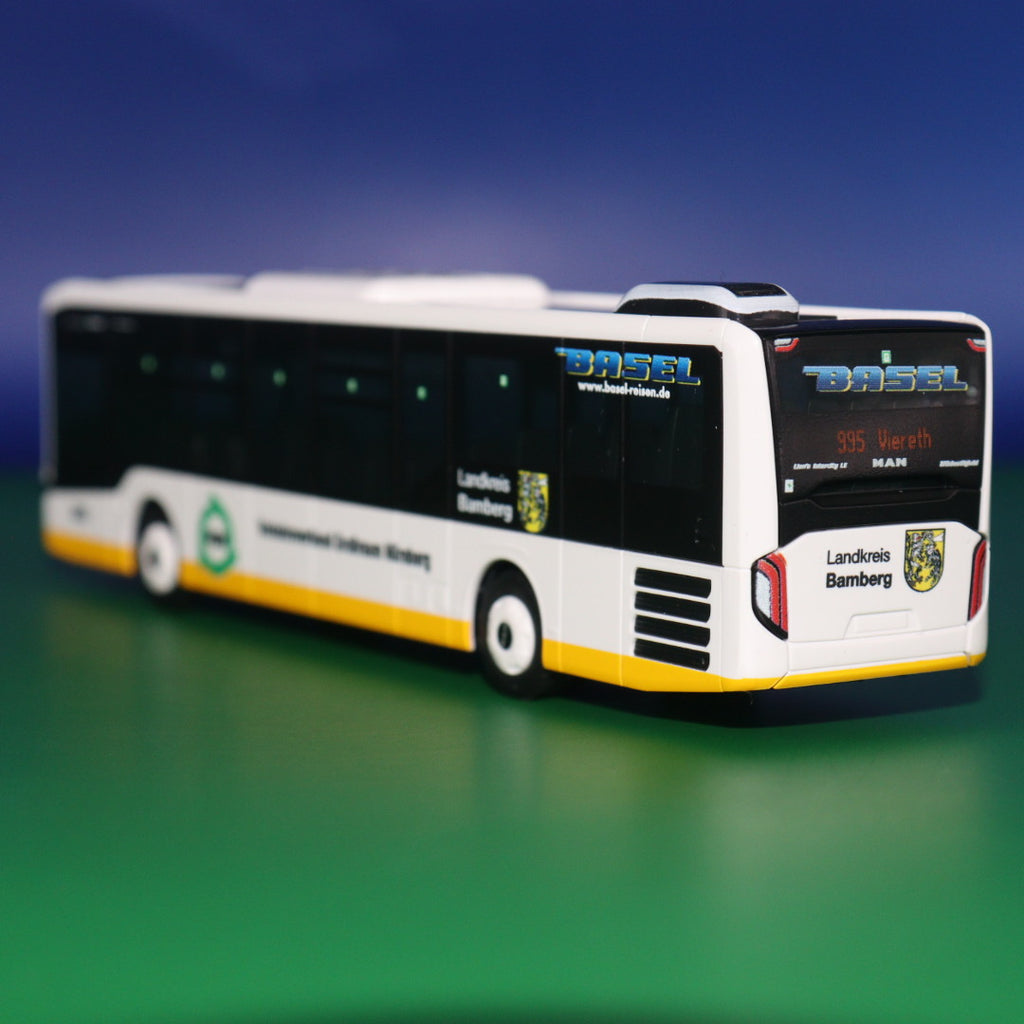 MAN Lions Intercity LE - VVB Nürnberg - Basel Reisen - VGN - Modellbus Rietze 74781