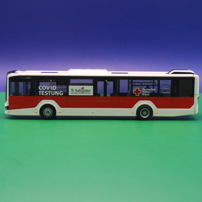 MAN New Lions City - DRK KV - Braunschweig Salzgitter - Covid Teststation - MAN Truck & Bus SE - Modellbus Rietze 75347