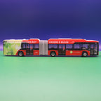 Solaris Urbino 18 - VAG Freiburg - Innen Grün Aussen Rot - Modellbus Rietze 76709