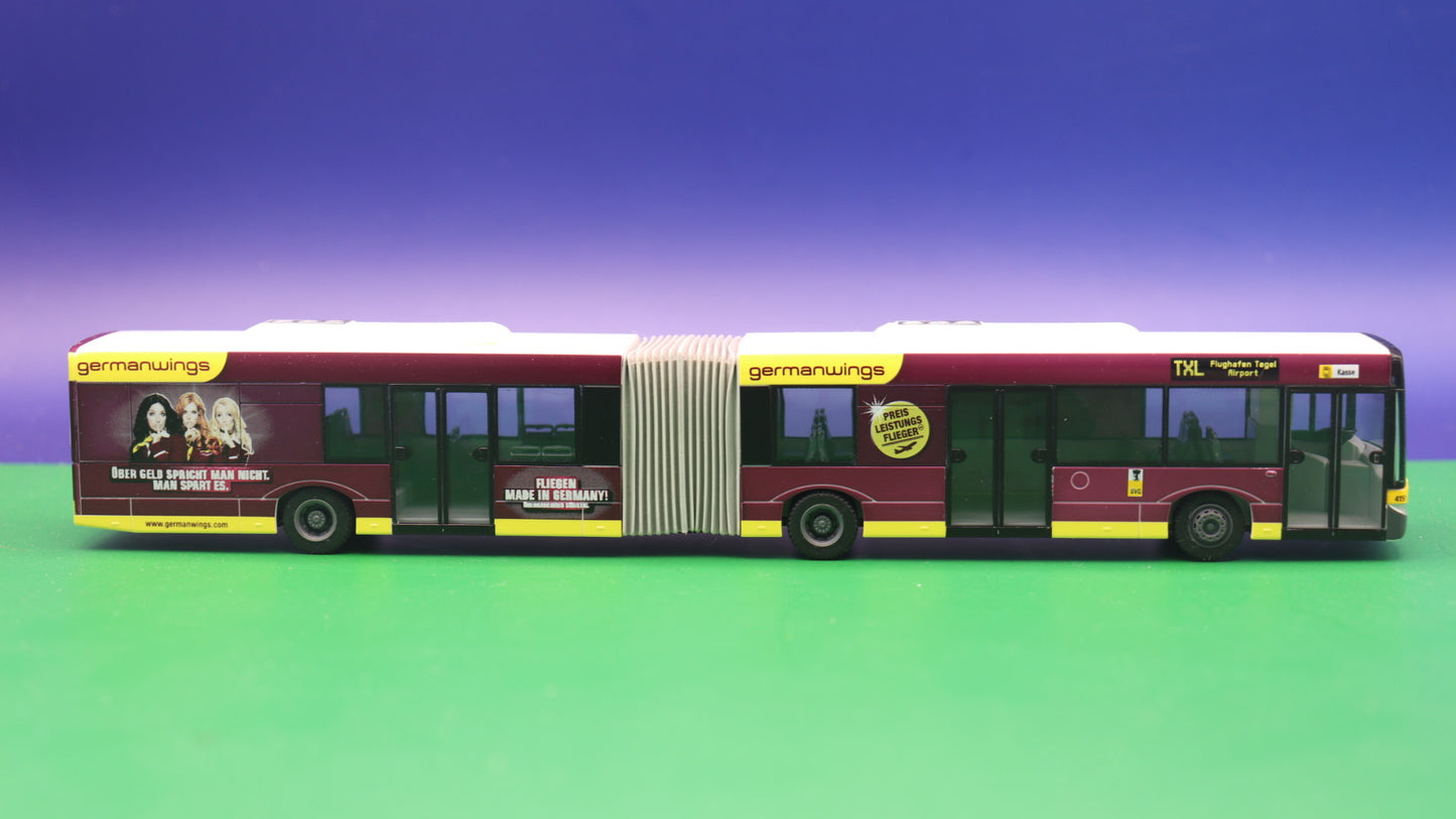 Solaris Urbino 18 - BVG Berlin - Germanwings - Modellbus Rietze 66839 (Erscheinungsjahr: 02/2010)