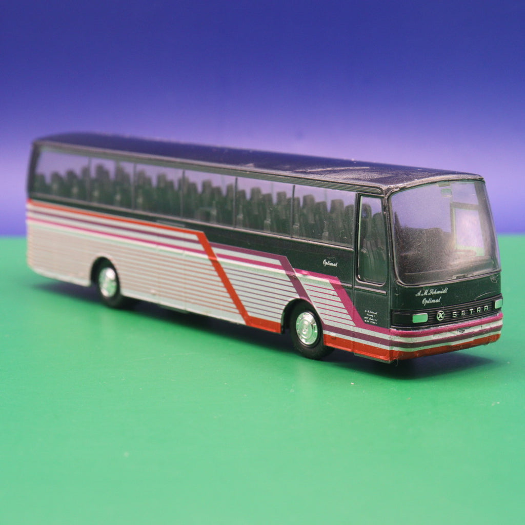 Setra S 215 HD - A.M Schmidt  - Gebraucht, Ohne OVP - Modellbus Herpa