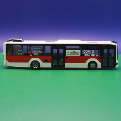 MAN New Lions City - DRK KV - Braunschweig Salzgitter - Covid Teststation - MAN Truck & Bus SE - Modellbus Rietze 75347