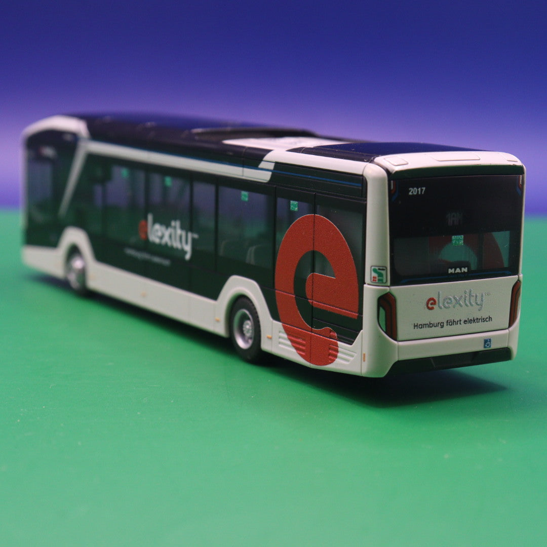 MAN Lions City E - MAN Truck & Bus SE - Vorführdesign - VHH Hamburg - Elexity elena - Modellbus RIetze
