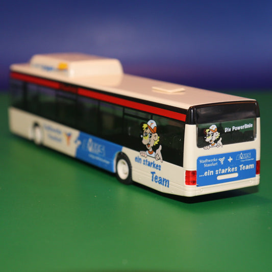 Neoplan Centroliner CNG Erdgas - Stadtwerke Stassfurt - Eims Erdgas Mittelsachsen - Ohne Zurüstteile - Modellbus Rietze