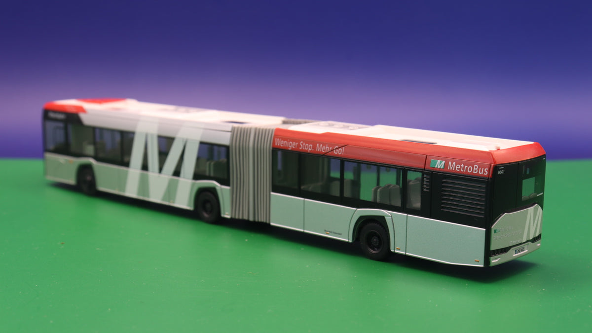 Solaris Urbino 18 - Rheinbahn Düsseldorf - MetroBus - Modellbus Rietze 73126