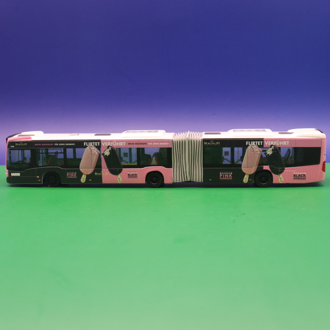 Mercedes Benz Citaro C2 G  - Magnum Eis - Hochbahn Hamburg - Modellbus Rietze 69573