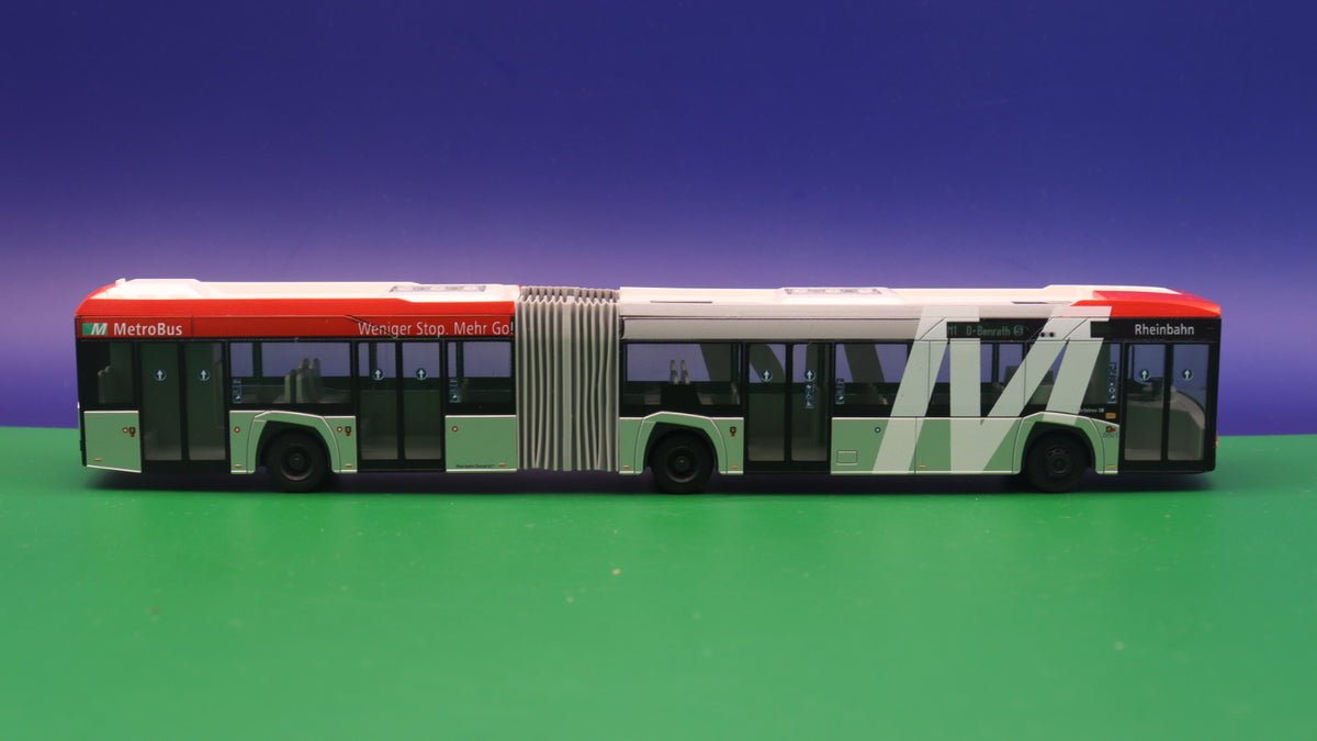 Solaris Urbino 18 - Rheinbahn Düsseldorf - MetroBus - Modellbus Rietze 73126
