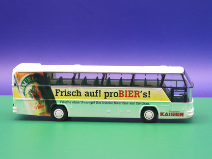 Neoplan Cityliner - Reisedienst Kaiser - Frisch auf! proBIERs - Mauritius aus Zwickau - Modellbus Rietze 60071 Reisebus