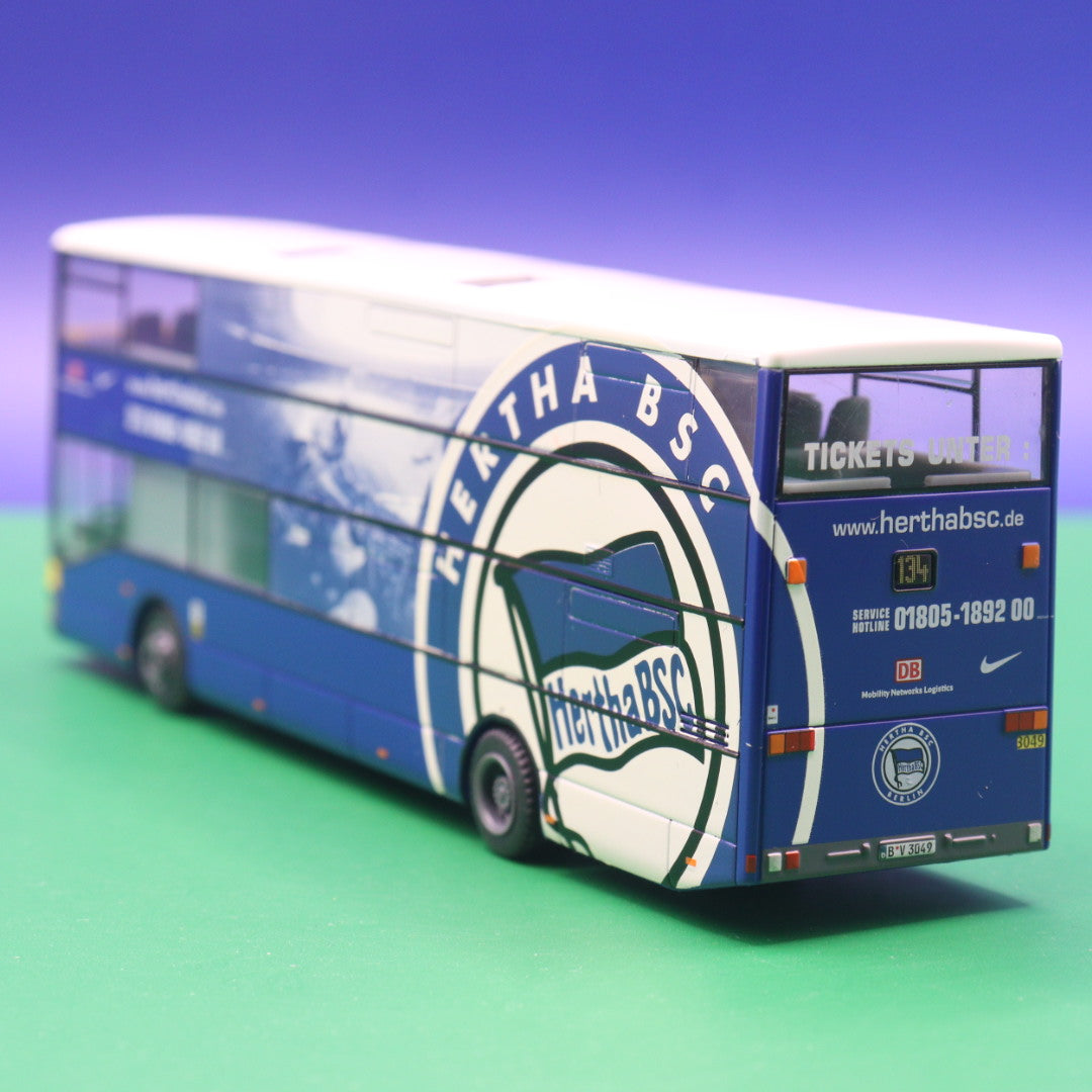 MAN DN95 - BVG Berlin - Hertha BSC Mannschaftsbus - Modellbus Rietze 67501