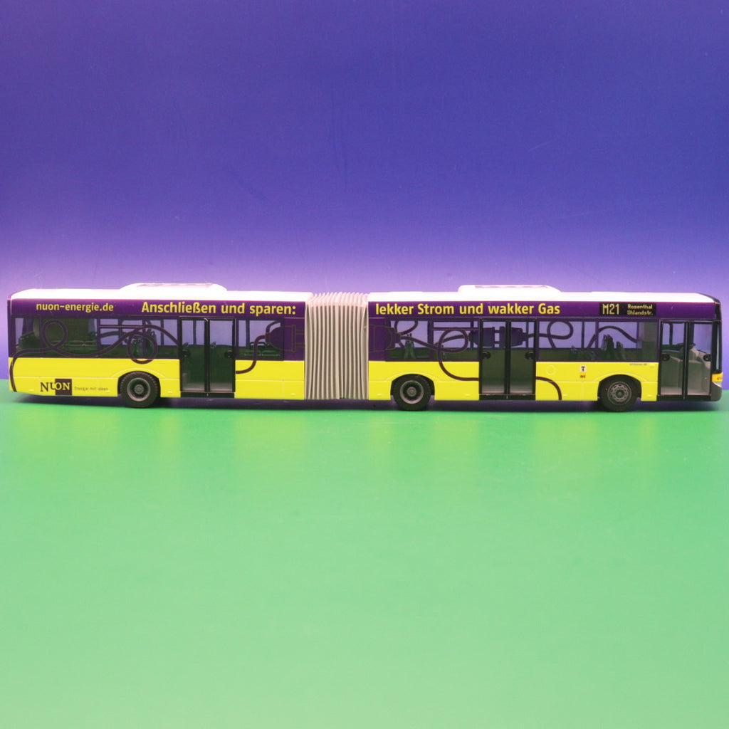 Solaris Urbino 18 - BVG Berlin - Nuon Strom - Modellbus Rietze 66834 (Erscheinungsjahr: 07/2009)