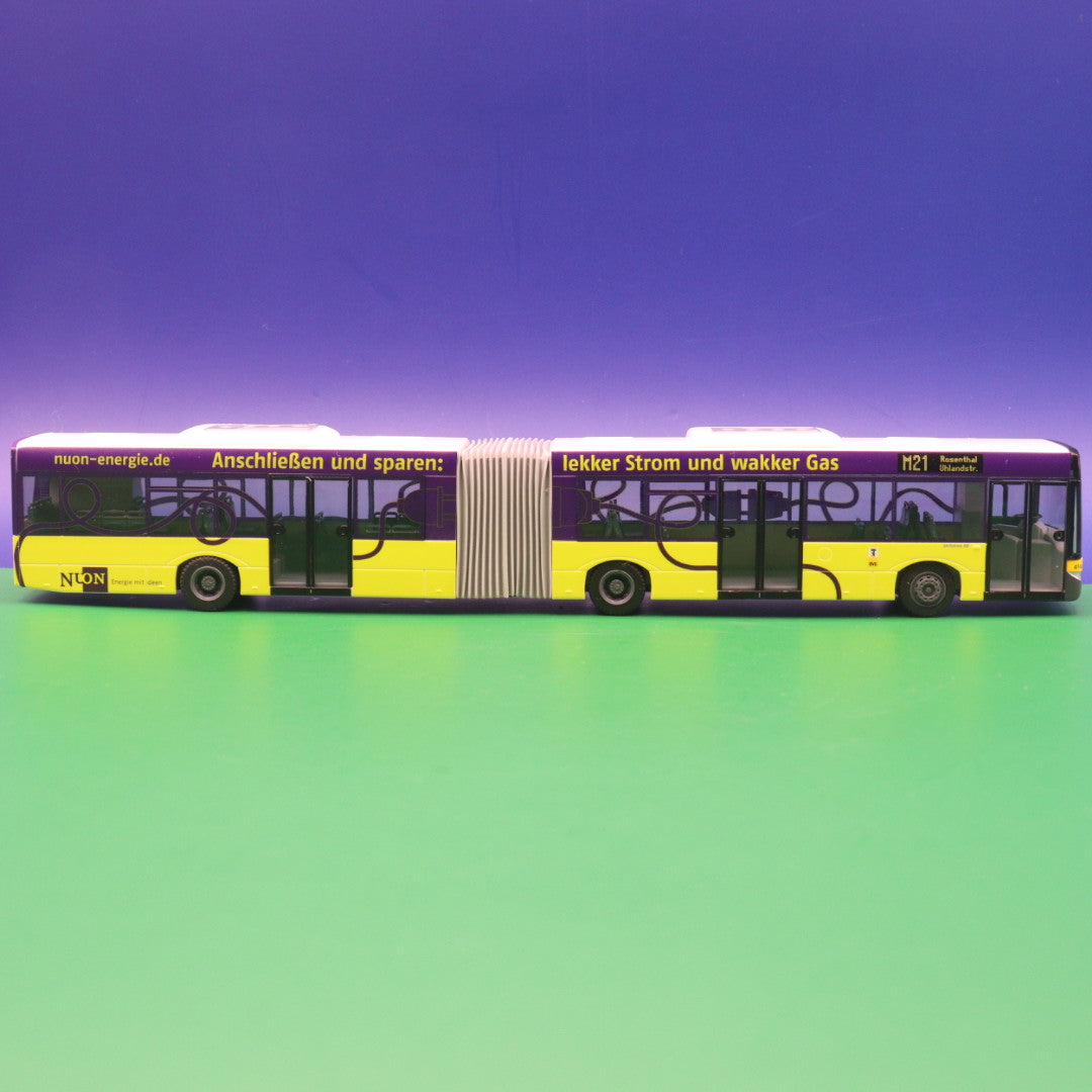 Solaris Urbino 18 - BVG Berlin - Nuon Strom - Modellbus Rietze 66834 (Erscheinungsjahr: 07/2009)
