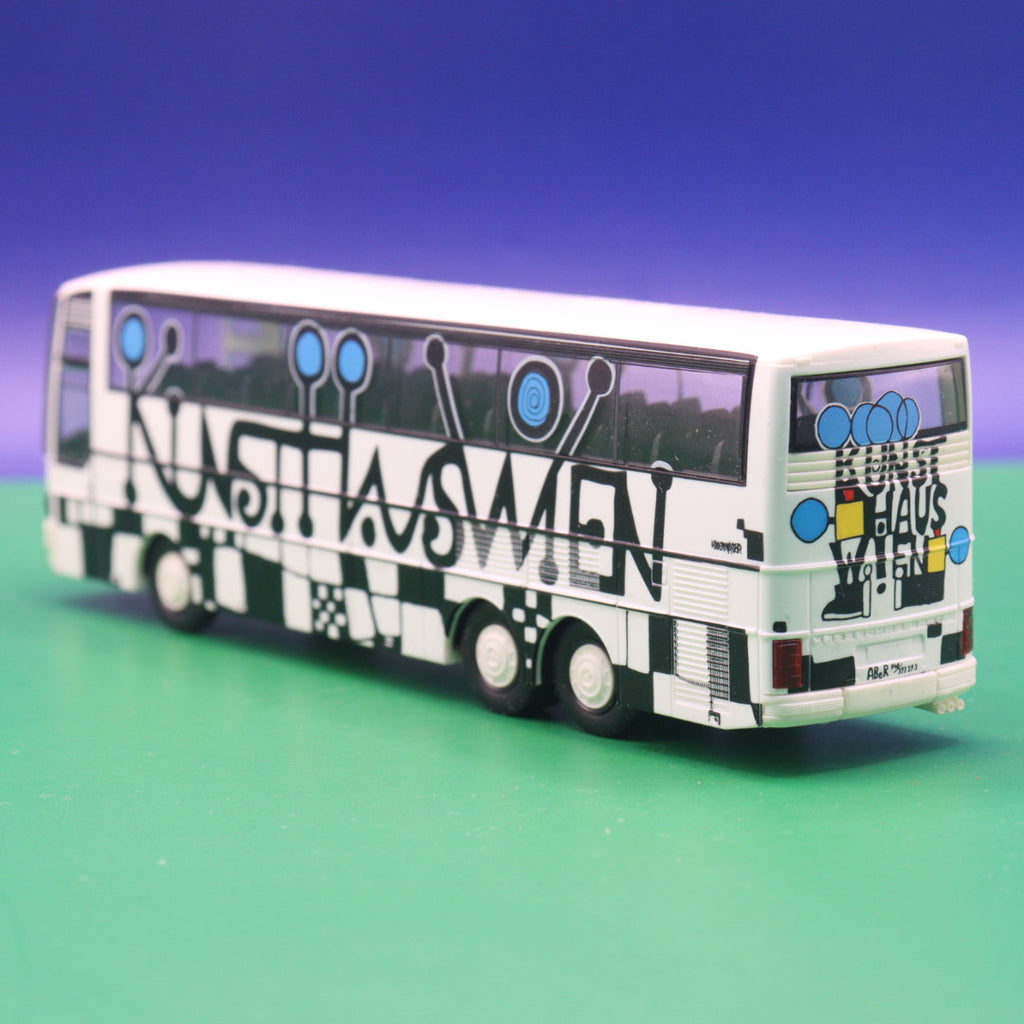 Setra S 215 HDH - Kunsthaus Wien - Gebraucht, Ohne OVP - Modellbus Herpa