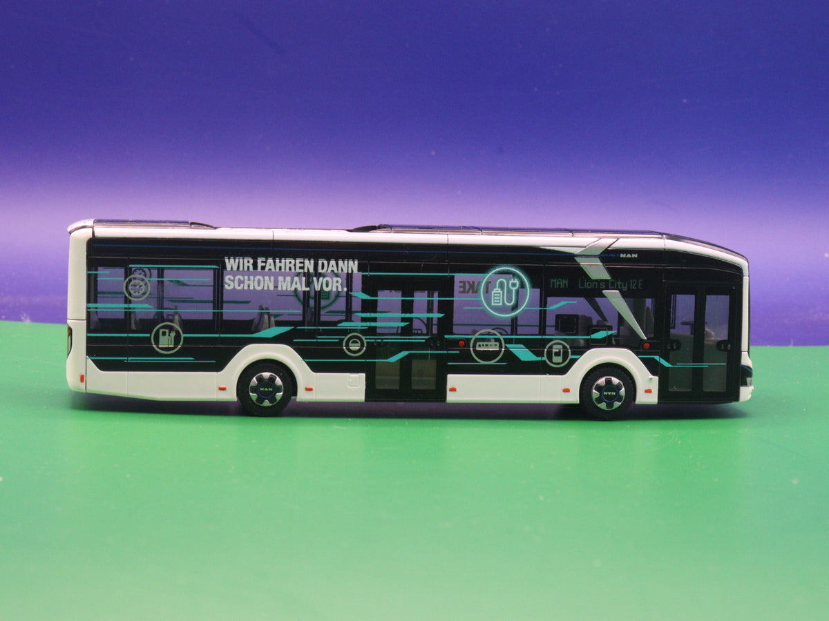 MAN Lions City 12E SONDERMODELL - "Wir fahren dann schon mal vor" IAA 2018 - Modellbus Rietze (MAN TRUCK AND BUS AG)