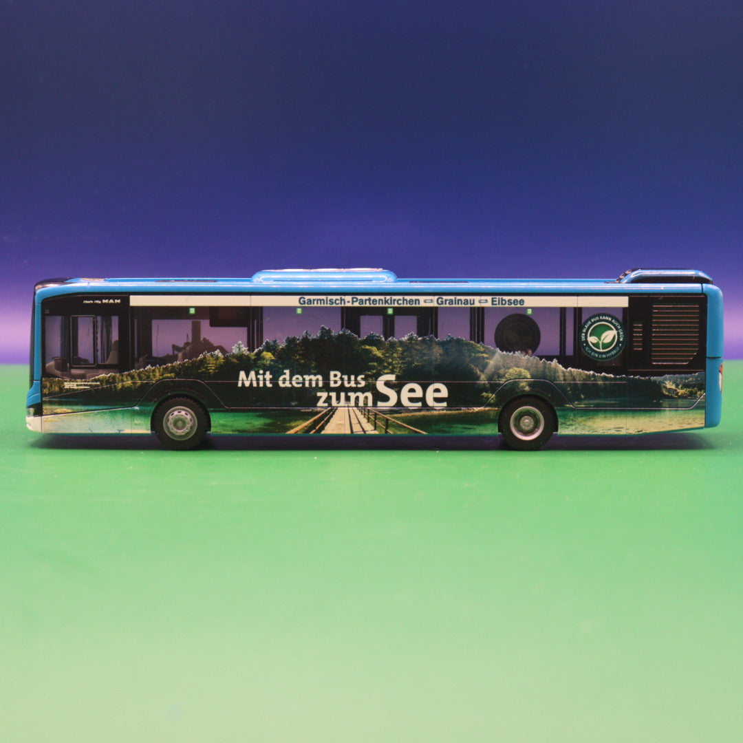 Rietze MAN Lion s City 12, Eibsee Verkehrsg. Garmisch - Partenkirchen, model bus 2018 75383