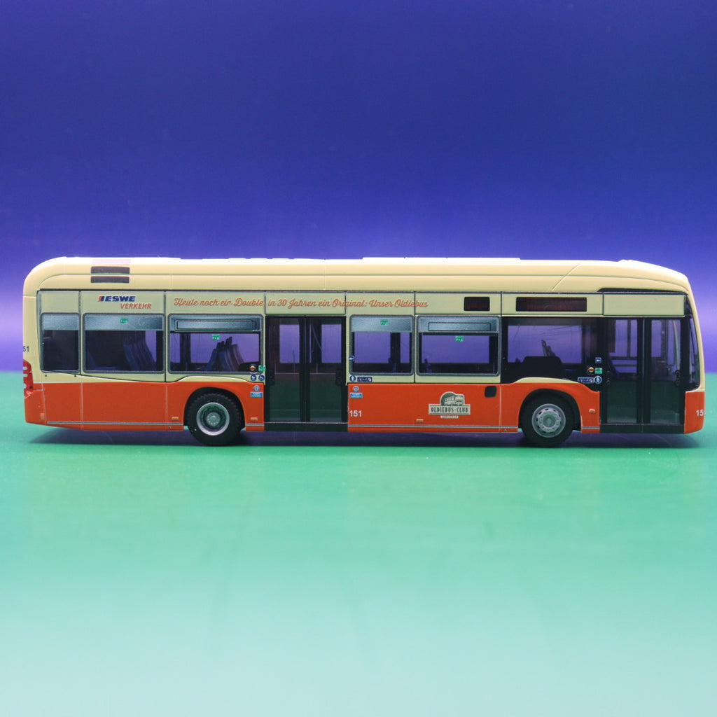 Mercedes Benz eCitaro - ESWE Verkehr Wiesbaden - O 305 Design 1983 - Modellbus Rietze