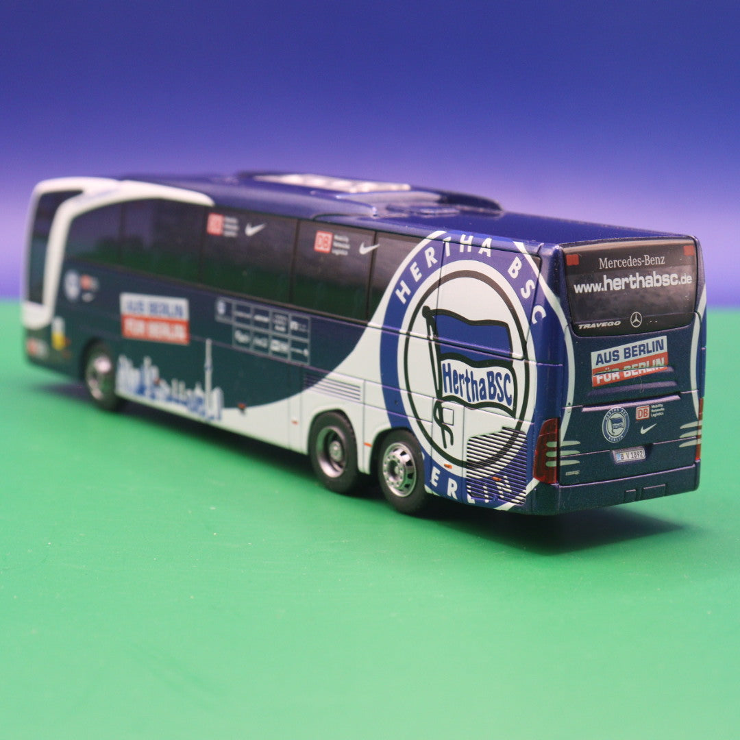 Mercedes Benz Travego M - BVG Berlin - Hertha BSC - Ohne Spiegel - Modellbus Rietze