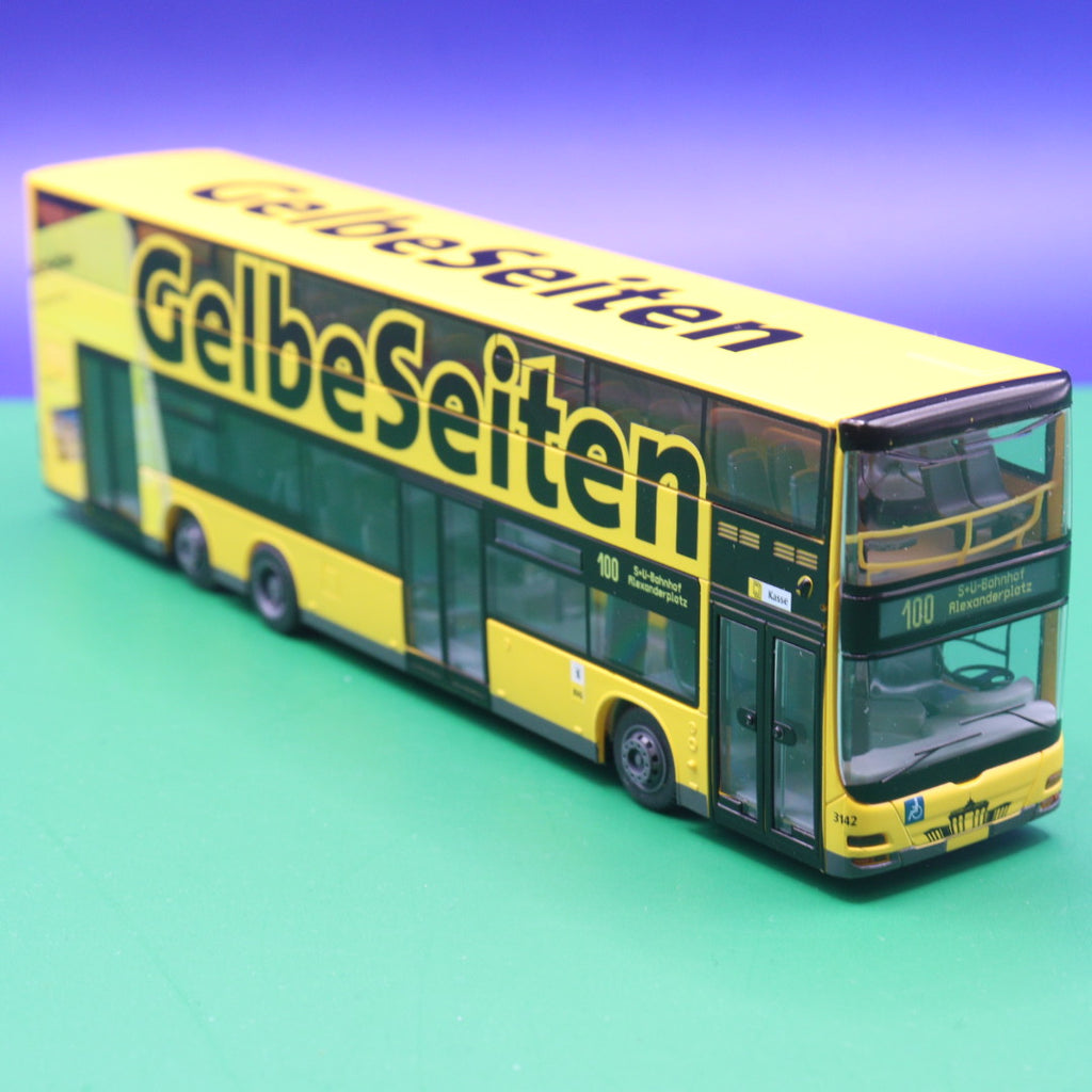 MAN Lions City A 39 DL 07 - Gelbe Seiten - Modellbus Rietze 67326 (Erscheinungsjahr: 08/2009)