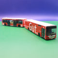 MAN Lions Göppel (mit Anhängerwagen) - Sparkasse Fürth - Modellbus Rietze 66012 (Gebraucht) (ANHÄNGER DEICHSEL FEHLT)