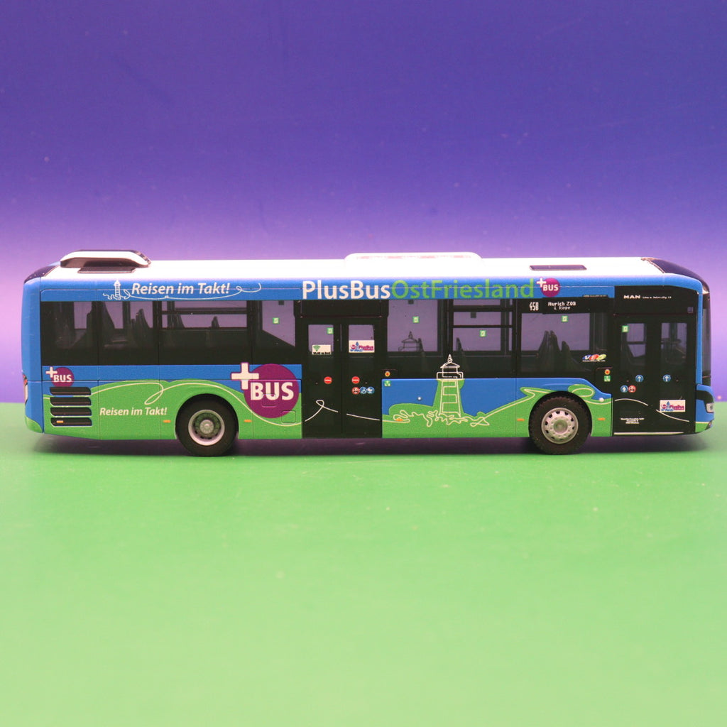 MAN Lions Intercity LE - DB Weser Ems - PlusBus Ostfriesland - Modellbus Rietze 74784