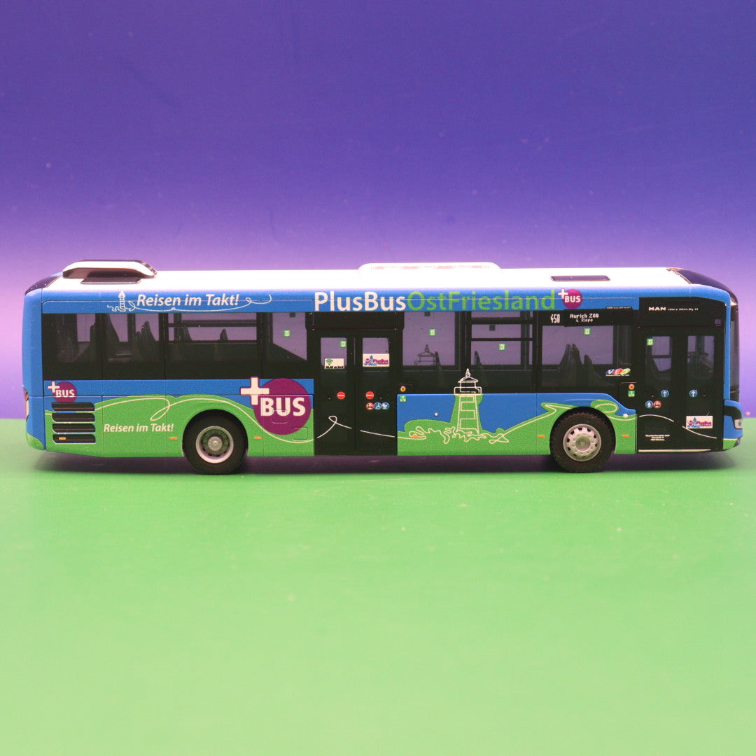 MAN Lions Intercity LE - DB Weser Ems - PlusBus Ostfriesland - Modellbus Rietze 74784