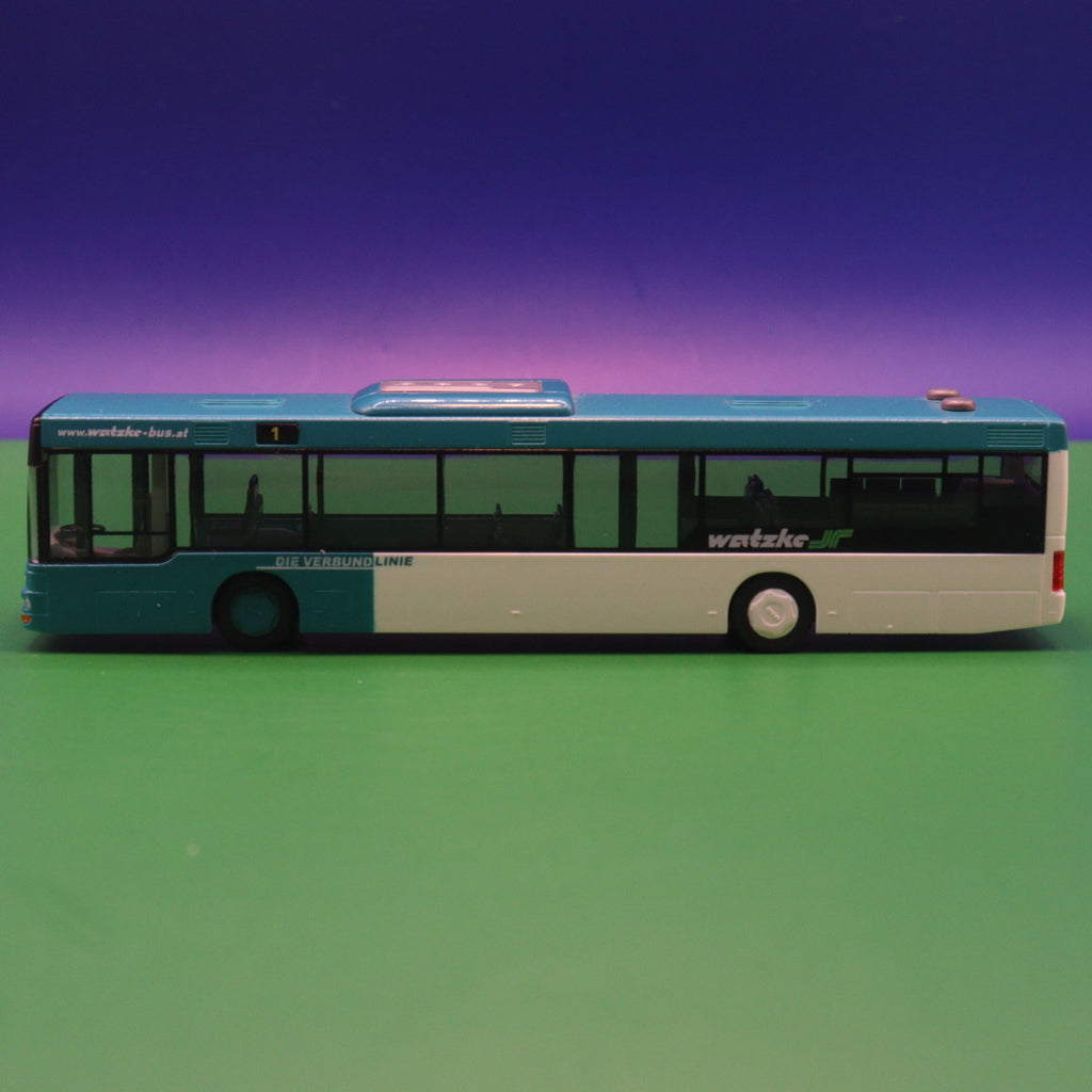 MAN NL - Watzke Bus - Die Verbund Linie - (AT) Österreich - Ohne Zurüstteile - Modellbus RIetze