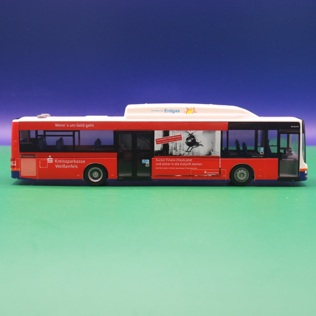 MAN Lions City CNG - Erdgas - Kreissparkasse Weißenfels - Modellbus Rietze 66262