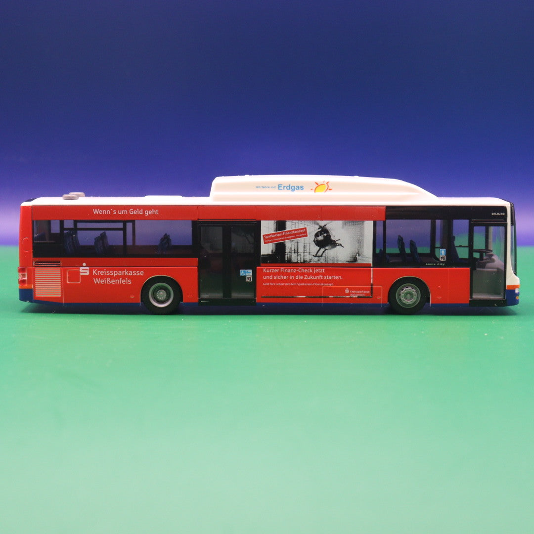 MAN Lions City CNG - Erdgas - Kreissparkasse Weißenfels - Modellbus Rietze 66262