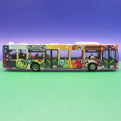 Mercedes Benz O530 Citaro Facelift - VHH Verkehrsbetriebe Hamburg Holstein - Graffiti Paintbus - Linie 124 Bf Bergedorf - Modellbus Rietze