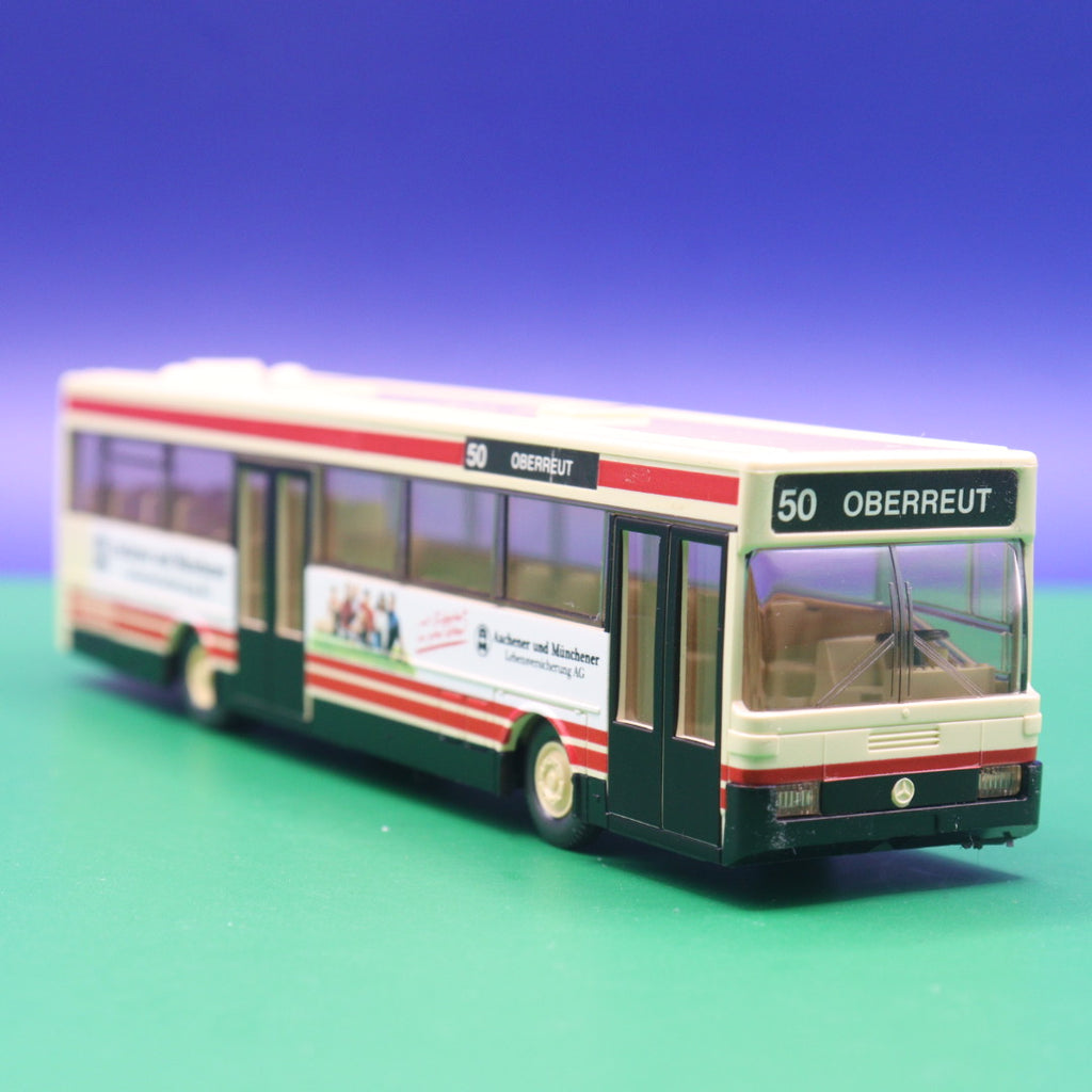 Mercedes Benz O405 - Aachener und Münchener Lebensversicherung AG - Gebraucht, Ohne OVP - Modellbus Wiking