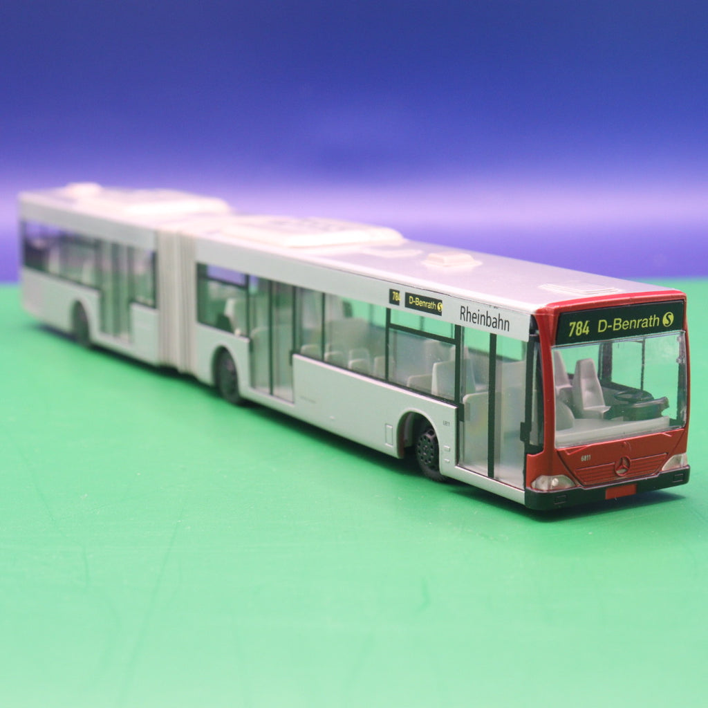 Mercedes Benz Citaro O530 G - Rheinbahn Düsseldorf - Linie 784 D Benrath S - Modellbus Rietze (FALSCHE OVP) (Ohne Zurüstteile)
