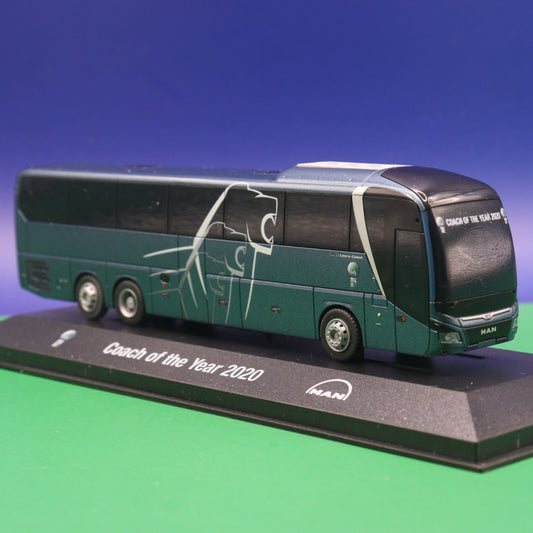 MAN Lions Coach L - Coach of the Year 2020 - MAN Truck and Bus SE - (mit Vitrine) - Modellbus Rietze