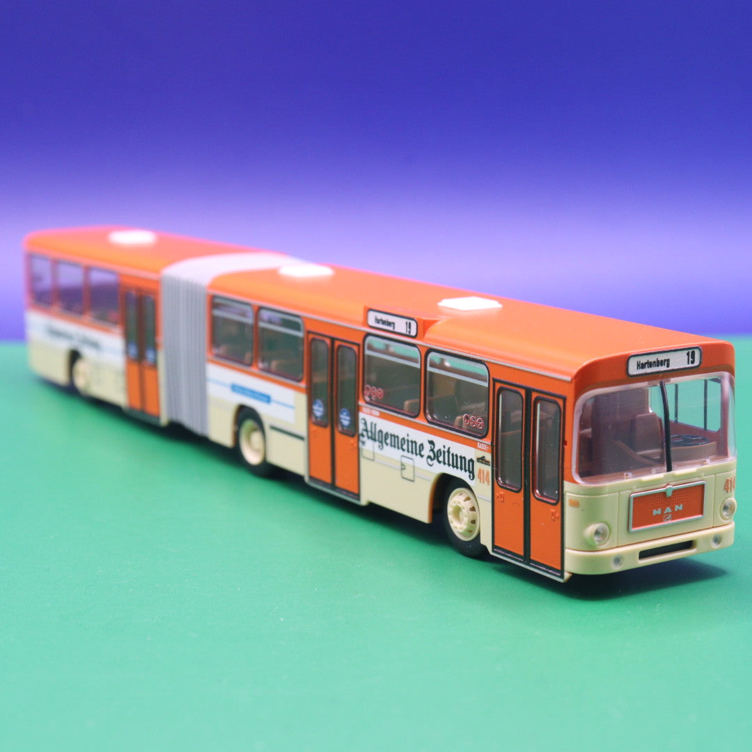 MAN SG 192 - MVG Mainz - Allgemeine Zeitung - Modellbus Rietze 75123