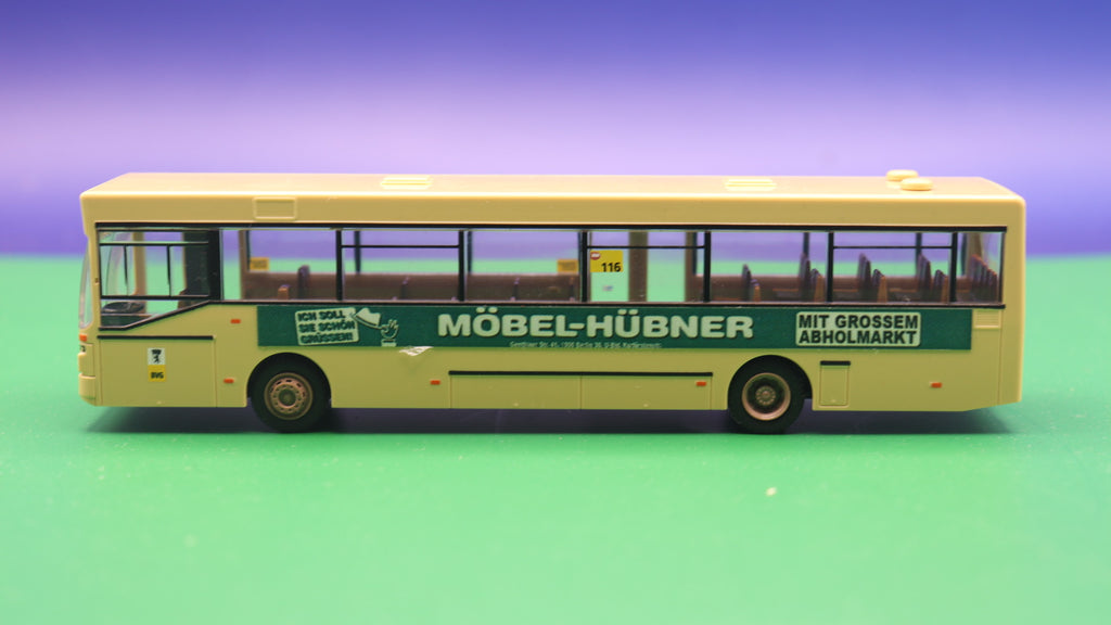 MAN SL 202- BVG Berlin - Möbel Hübner - Modellbus Rietze 74309 OHNE OVP
