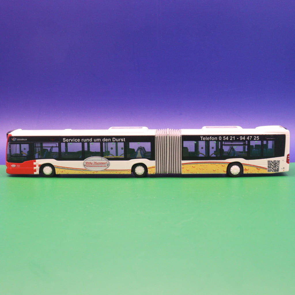 Mercedes Benz Citaro C2 G - Osnabrück - Willy Hummert Getränke Grosshandlung - Modellbus Rietze 73678