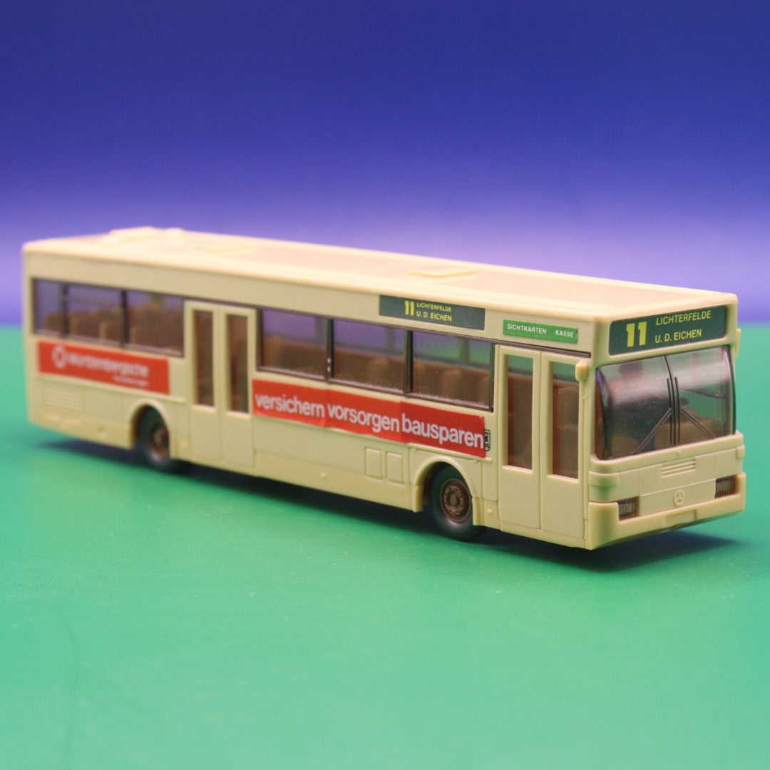Mercedes Benz O 405 - Württembergische Versicherung - Gebraucht, Ohne OVP - Modellbus Wiking