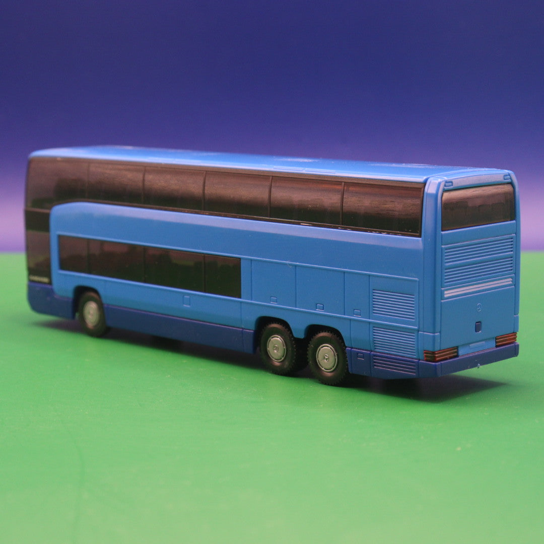 Mercedes Benz O 404 DD - Standard Blau - Gebraucht, Ohne OVP - Modellbus Wiking
